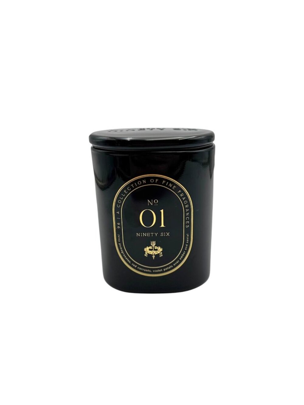 No. 1 Ninety Six Pomegranate Currant Violet Amber & Santal Candle, 10.1 Oz/286 g